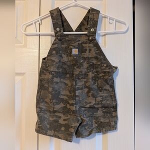 Carhartt Camo Overall Shorts - 2T
